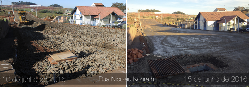 Pavimentação asfáltica da Rua Nicolau Konrath